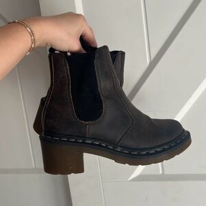 Classic Brown Leather Ankle Boots